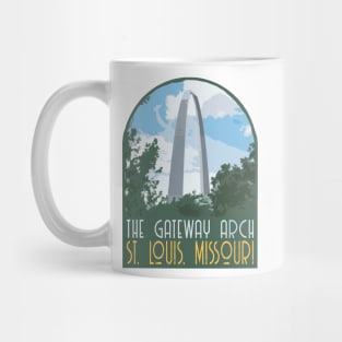 Gateway Arch Decal Mug